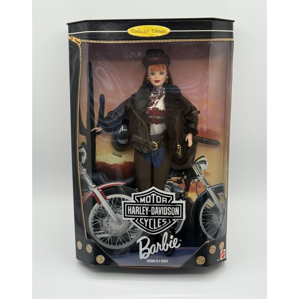 Vintage Motor Harley Davidson Cycles Barbie Collector Edition Mattel 20441 NIB
